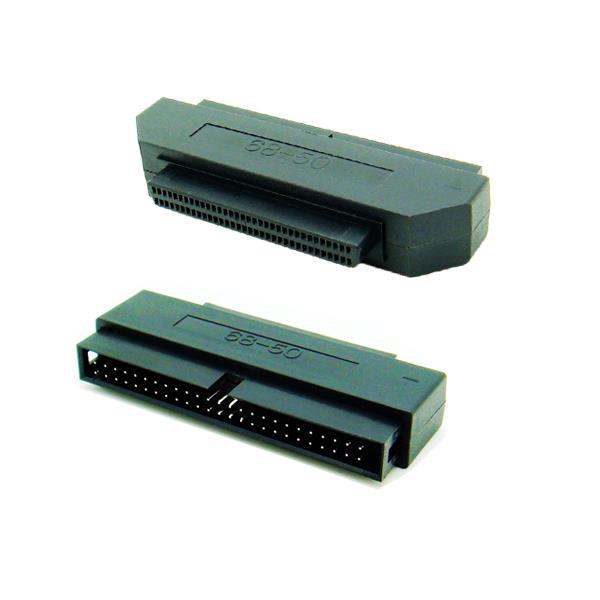 Hembra interna SCSI-3 HPDB68 a IDC 50 macho adapter.jpg