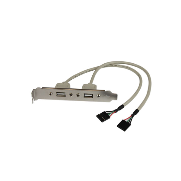 2 puertos USB 2.0 hembra a 2 puertos placa madre del jefe de 5 pines Cable.jpg