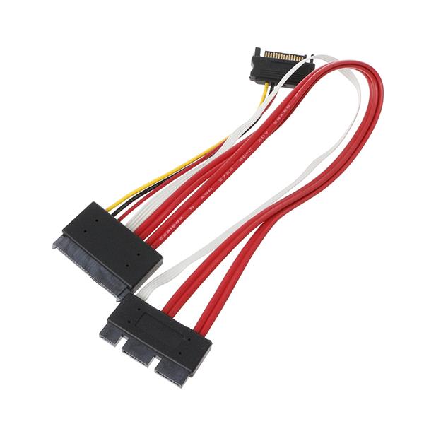 SFF-8639 SATA 3.2 to SFF-8482 Cable with 15 pin SATA Cable