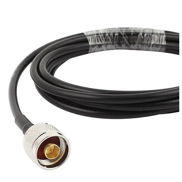 Tipo N macho a cable coaxial de extensión de antena RP-SMA macho