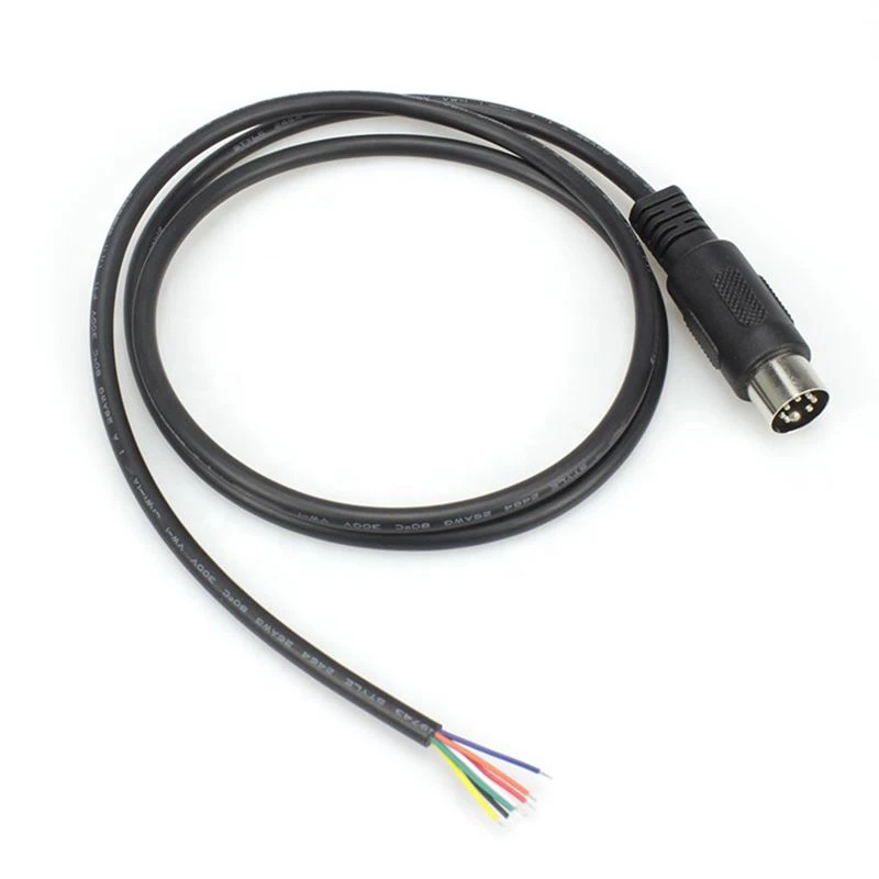 Big Midi Din 7 pin Bare End Cord