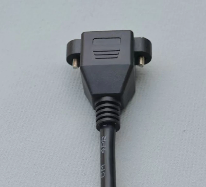 RJ45 Male to Female Screw Panel Mount LAN Network Cable RJ45 Male to Female Screw Panel Mount LAN Network Cable