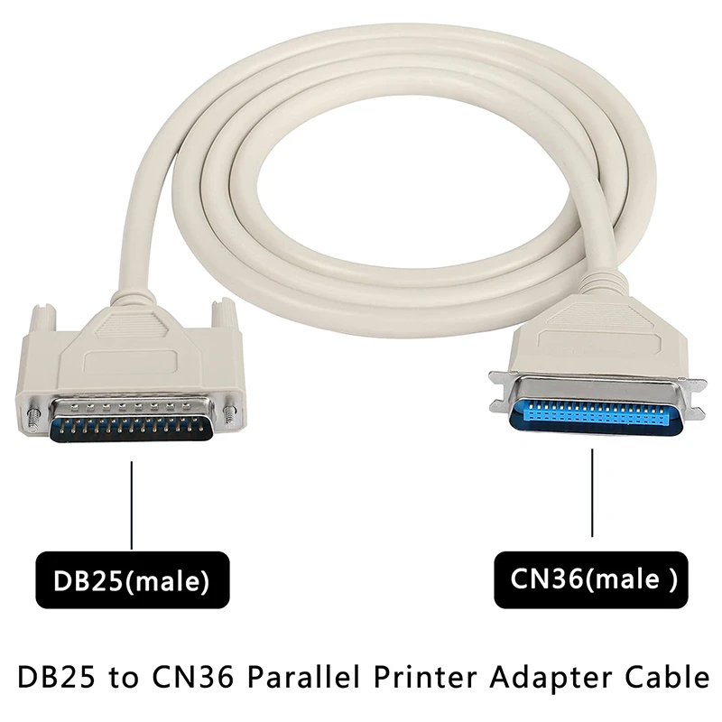 Bi-directional DB25 to CN36 LPT Parallel printer cable