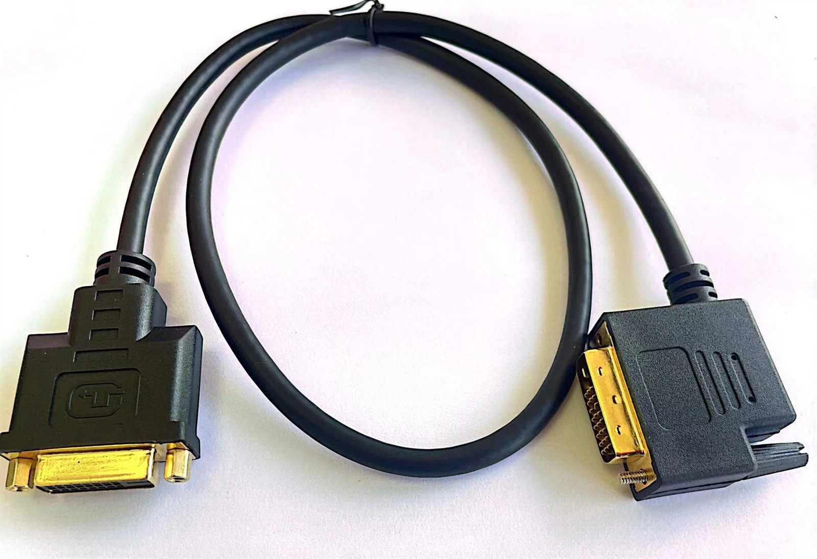 left angle DVI 241 male to DVI 245 female extension Cable left angle DVI 241 male to DVI 245 female extension Cable
