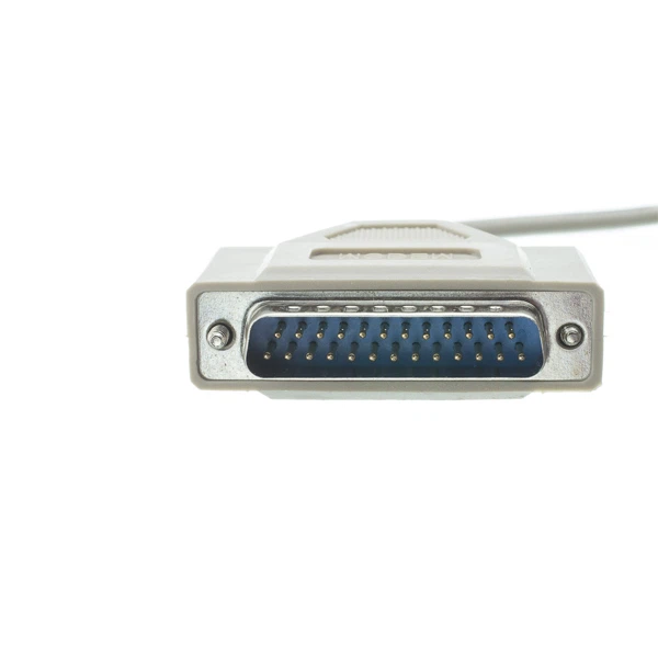 DB25 male to female extension RS232 cable