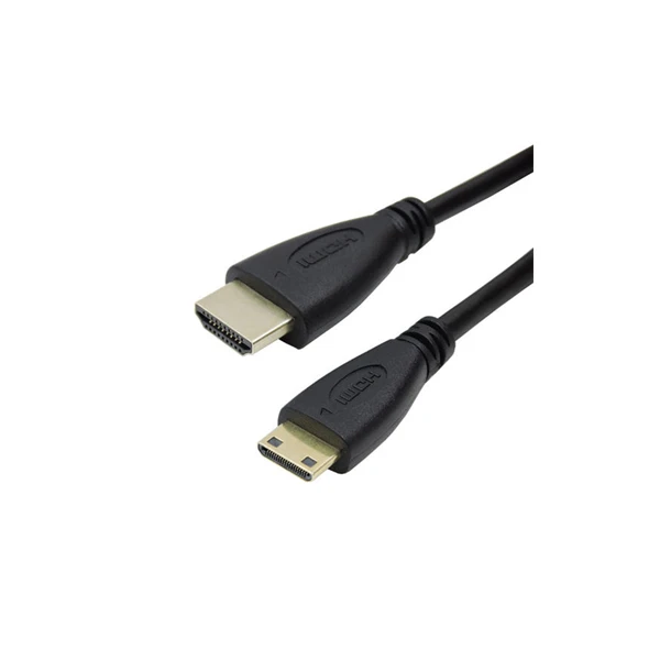 Mini HDMI Male To HDMI Male Stretch Spring Cable