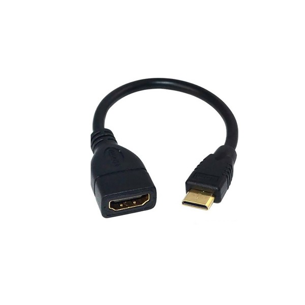 Mini HDMI Male To HDMI Type A Female Cable