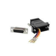 Adaptador DB15 hembra a RJ45 (8 hilos)