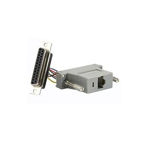 Adaptador modular DB25 hembra a RJ45