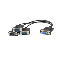 Serie DB9 Hembra a 3 Puertos DB9 Cable Macho