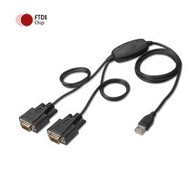 Cable Adaptador de puerto serie USB a Dual RS232