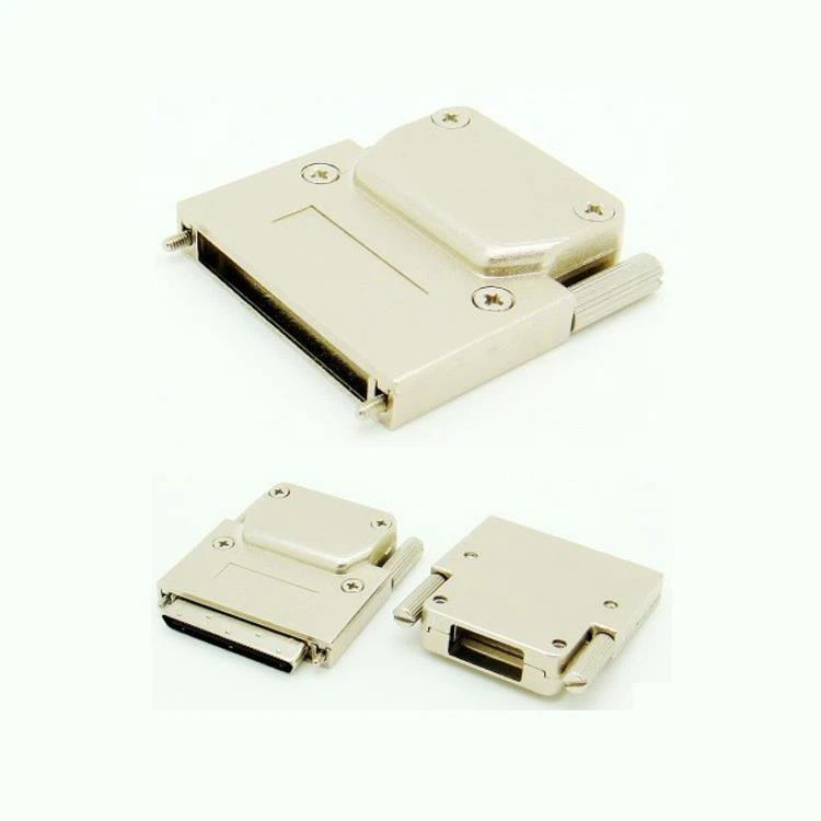 Conector idc macho de 68 vías VHDCI personalizado con orificio de entrada más...