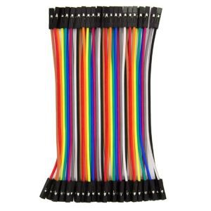 Dupont 40 pines hembra a cable de puente hembra