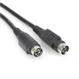 Cable de escáner de impresora DIN de alimentación de 24 V y 4 pines