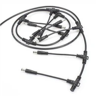 Cable de alimentación LED de 3 vías tipo T DC5.5x2.1