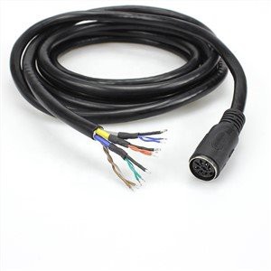 Cable de audio abierto con enchufe hembra Din de 8 pines Midi