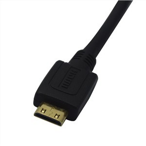 USB2.0 Mini HDMI a HDMI hembra AUX cable de montaje empotrado